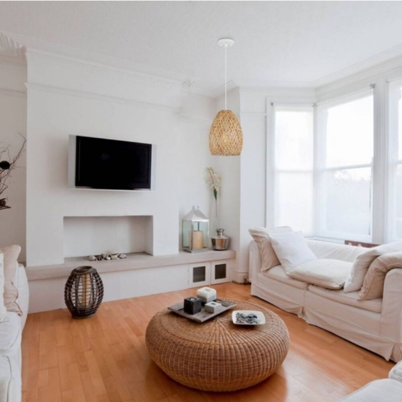 Bohemian Light Fixter Pendant Light Twine Shade Light Lamp - Picture 2 of 10